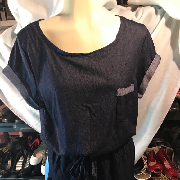 Yado sz XLg Denim Romper - Picture 2 of 8